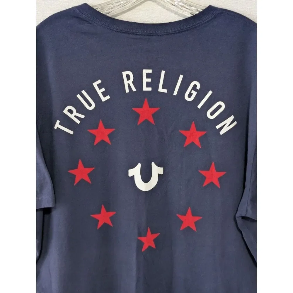 True Religion Buddha and Logo T-Shirts Bundle Men's Size 2XL/XXL